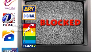 TV channels blocked
