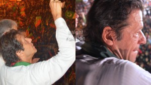 Imran Khan at PTI Azadi March